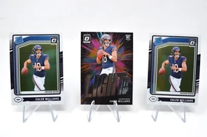 2024 Panini Optic Caleb Williams Rated Rookie Base Lot X2 & Light it Up - Picture 1 of 2