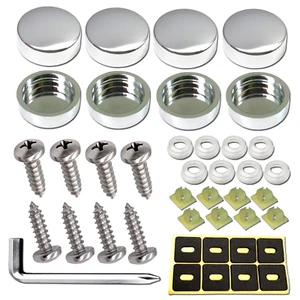 Stainless Steel License Plate Screws-Rust Proof Car Tag Bolts for Fastening - Picture 1 of 12