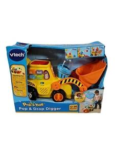 VTech Digger Pop and Drop Luces y Sonidos Pop a Ball Push Along 12M+ Nuevo - Imagen 1 de 13
