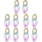 5 Pairs Gradient Chain Earrings Earinging for Women Dangle Loop to Hang