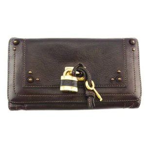 Chloe Purse Brown Gold Silver Women Authentic secondhand - Picture 1 of 9