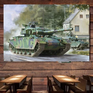 Swedish Army Strv-104 Wall Banner Military Art Poster Tapestry Wall Decor Flag - Picture 1 of 6