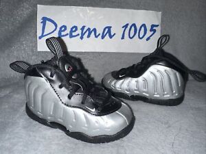 Toddler Nike Little Posite One Shoes 'Chrome' CV8918 002 - Size 5C