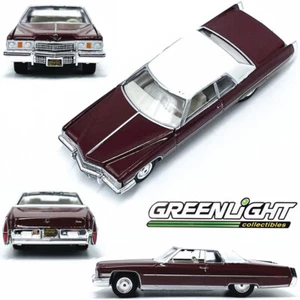 Greenlight 1:64 1973 Cadillac Rocky Sedan Deville Classic Car Diecast Car Model