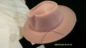 Time Tru Mauve Felt Fedora Sample - Picture 1 of 3