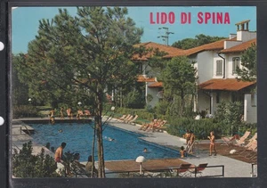 Cartolina lido di Spina Piscina Campiello ANIMATA HED420 - Picture 1 of 1