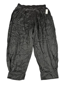 Anthropologie Hose Damen Large Satin Jogger lockere Bündchen neu mit Etikett Tasche - Bild 1 von 7