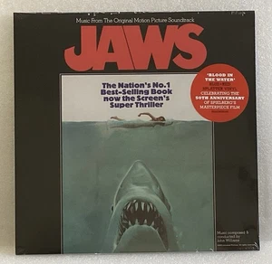 Jaws Soundtrack Vinyl LP John Williams Blood in the Water 50th Anniv Sealed - Imagen 1 de 6