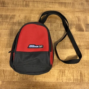 OEM Nintendo GameBoy Advance SP GBA SP Red Travel Carrying Case Backpack Bag - Picture 1 of 9