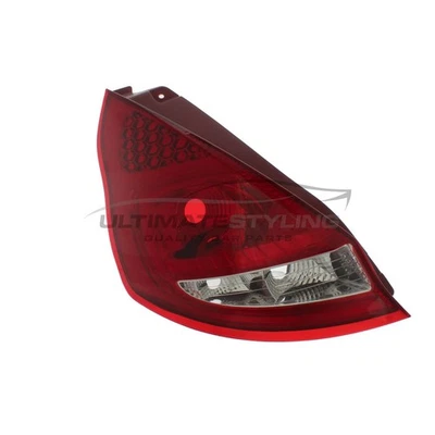 Ford Fiesta Rear Light Mk7 2008-2013 Hatch Clear Tail Lamp Lens Passenger Side - Image 1 of 4