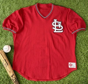 Mark McGwire St. Louis Cardinals 1997-1998 Spring Training/BP Baseball Jersey 52 - Picture 1 of 7
