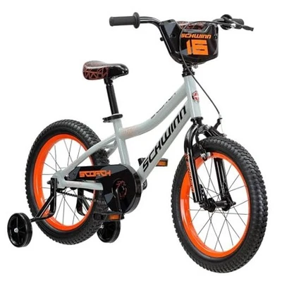  Firehawk or Scorch Bike, 16 or 20 Inch Bike for Kids Ages 3 16" wheels Grey - Image 1 of 4