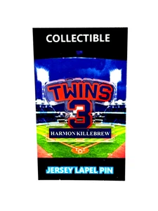 Minnesota Twins Harmon Killebrew lapel pin-Classic RETRO Collectable..aka KILLER - Picture 1 of 1
