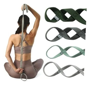  Stretch Straps for Exercise | Yoga & Pilates Stretching Bands w/ 7 Set of 4 - Picture 1 of 8