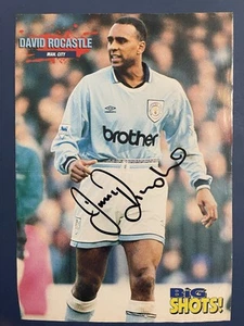 David Rocastle - Manchester City Fc Signed Picture - Picture 1 of 1