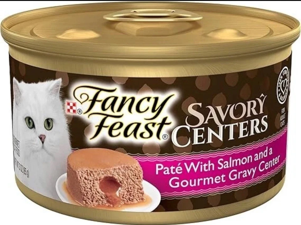 13 Packs Purina Fancy Feast Savory Centers Adult Wet Cat Food  Gravy Center - Image 1 of 1