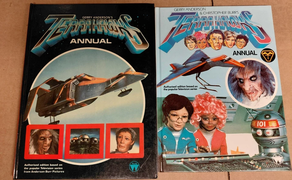 Terrahawks Annuals - Vintage Gerry Anderson 83 & 84 Comic Hardcover Foto 1 de 4