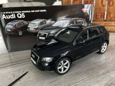 Kyosho Audi Q5 Deep Sea Blue Die Cast 1:18 w/ Box Packaging & Tool - Image 1 of 4