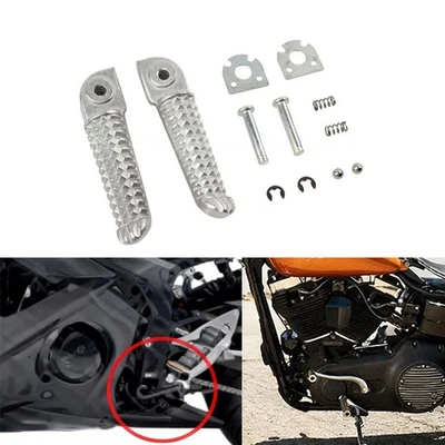 Foot Step Pegs for Yamaha YZF1000 YZF R1 YZF600 YZF-R6 R6S #J2 - Image 1 of 4