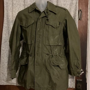 Vintage US Army WR Sateen Men Small Green Jacket  - Bild 1 von 6