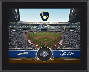 Milwaukee Brewers 10" x 13" Sublimated Team Stadium Plaque - Picture 1 of 1