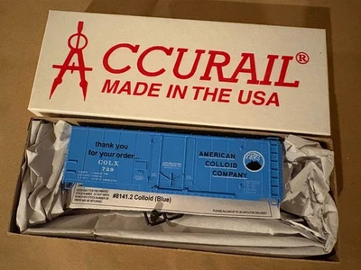 HO Scale - (Accurail) 81412 "American Collid Co" 40' Insulated Boxcar kit - NIB - Image 1 of 2