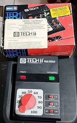 MRC Tech II Trainpower 027, 120V, 60 HZ tested, with box and instructions - Image 1 of 3