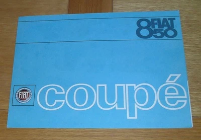 Fiat 850 cupé serie 1 folleto 1967-1968 Foto 1 de 2