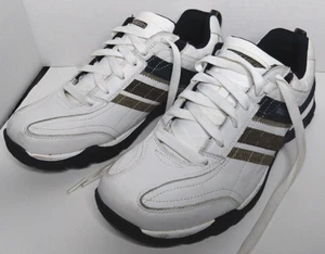 Zapatillas deportivas Skechers para hombre talla 11 de cuero blanco refrigeradas por aire de espuma viscoelástica - Imagen 1 de 8