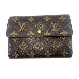 Authentic Louis Vuitton Wallet Monogram Fits Passport - Picture 1 of 15