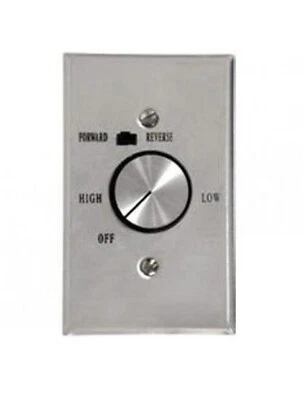 MARLEY ENGINEERED PRODUCTS CTL12004RSPD Unitary Reversible and Speed Control for Ceiling Fans, 5 Amp, Gray