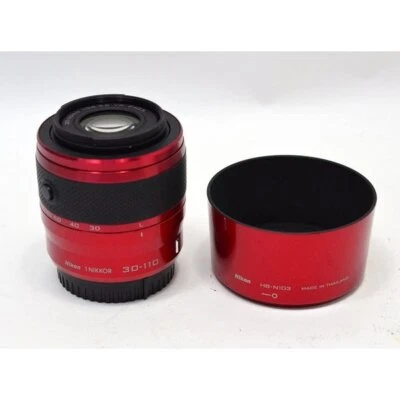 Nikon 1 30-110mm f/3.8-5.6 VR Nikkor lente rojo - Imagen 1 de 3