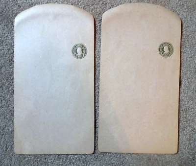 Two (2) U.S. Scott #W425 MNH no Watermark Not Folded 1932 Manila Entire Wrapper - Image 1 of 2