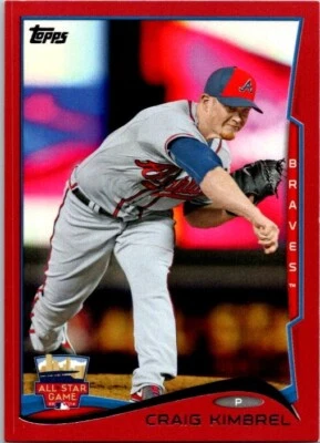2014 Topps Update Red Parallel Retail (Target) #US-259 Craig Kimbrel - Atlanta B - Image 1 of 2