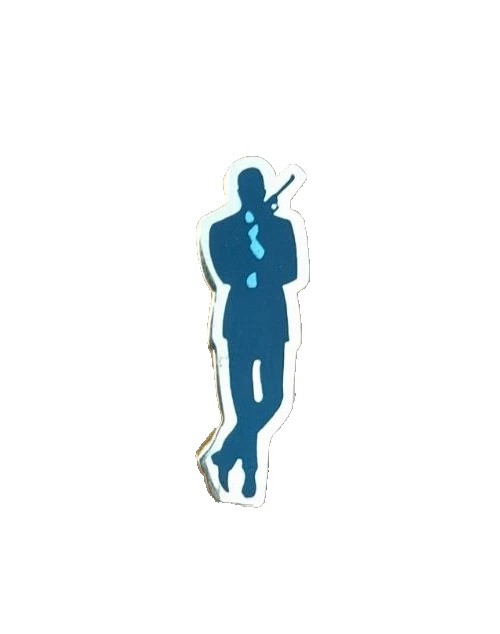JAMES BOND FAN CLUB RARE PIN BADGE 007 SILHOUETTE - Image 1 of 1