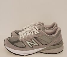 New Balance 990v5 Made in USA Grey Suede Sneakers Size 8 D W990GL5