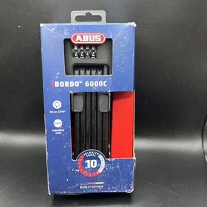 ABUS Bordo XPlus 6000C Kombischloss - klappbar 3'/90 cm NEU - kostenloser Versand! - Bild 1 von 4