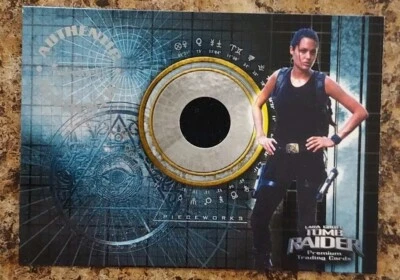 ANGELINA JOLIE 2001 Inkworks Lara Croft Tomb Raider PIECEWORKS JACKET PW-1 - Image 1 of 2