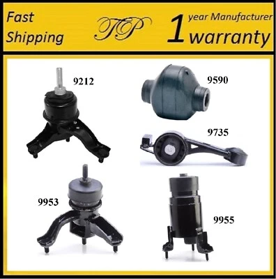 5PCS MOTOR & TRANS MOUNT FOR 2011-2019 Toyota Highlander 3.5L Hybrid - Image 1 of 4