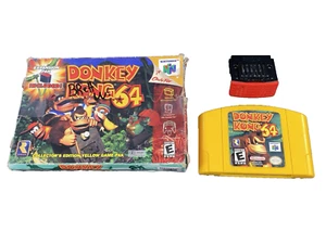 Donkey Kong 64 (Nintendo 64 1999) CB - Game in Box (no manual) w/ Expansion Pak! - Picture 1 of 8