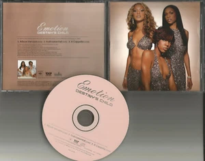 Beyonce DESTINY’S CHILD Emotion w/ INSTRUMENTAL & ACAPELLA PROMO DJ CD Single - Picture 1 of 1