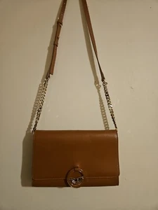 Versace Authentic M Clutch with Chain and Leather Strap - Tan - Picture 1 of 16