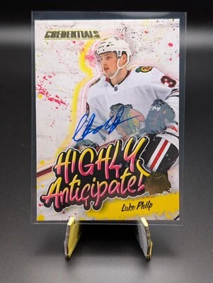 2023-24 Upper Deck Credentials Luke Philp Highly Anticipated Auto Rookie - Image 1 of 2