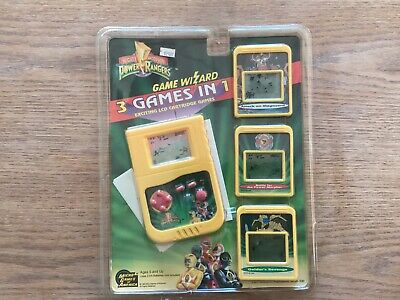 New Power Rangers Handheld Micro Games 1994, With 3 Games 