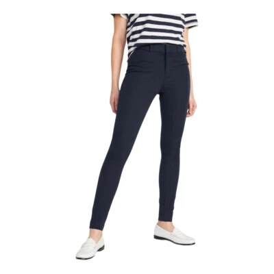 Pantalones completos Pixie de tiro alto azul marino antiguos secretos bolsillos lisos en azul marino talla 8 Foto 1 de 4