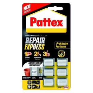 Pattex Repair Express Power-Knete 6x5g 2 Komponenten Kleber innen / außen PRX15 - Bild 1 von 2