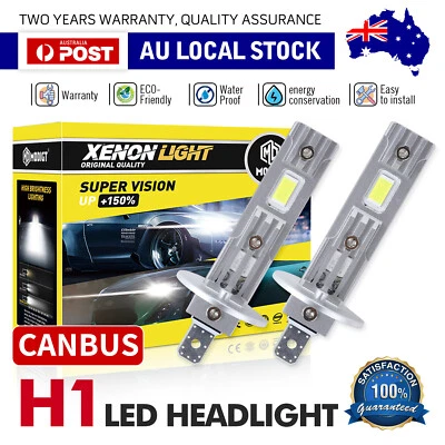 OEM H1 LED Headlight CANbus Beam Bulbs replace for halogen For Mazda 6 2003 - image 1 of 4