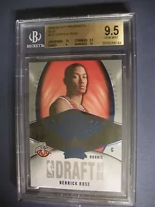 DERRICK ROSE 2008-09 Fleer Hot Prospects Blue #137 BGS GEM MINT 9.5 Bulls RC - Picture 1 of 1