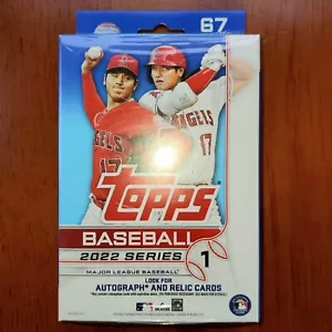 2022 Topps Serie 1 Uno Caja Colgante de Béisbol Sellada NUEVA Lanzamiento Inicial 67 Tarjetas - Imagen 1 de 2