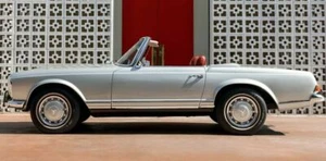 1963 - 1971 Lower Body Side Moulding Molding Trim Cover for Mercedes W113 280SL - Picture 1 of 5